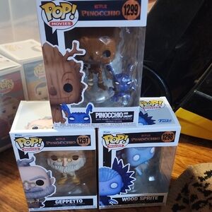 Funko Pop Pinocchio Set